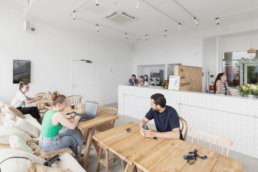 Common space at Grenoble Bastille