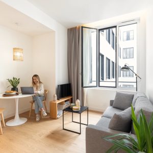 Appartement T2 meublé design et entièrement équipé en centre-ville de Marseille