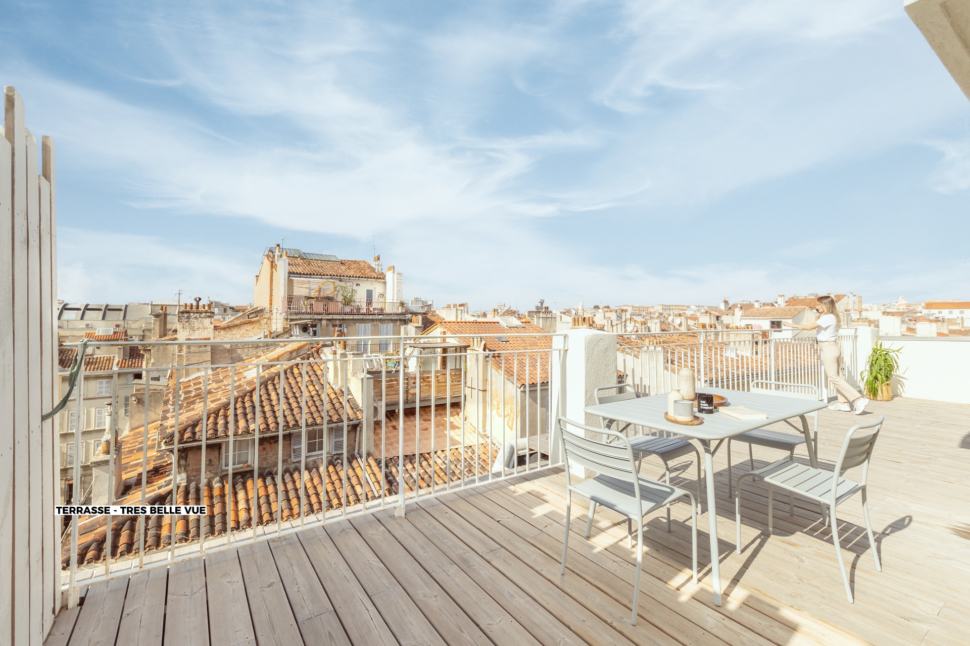 T2 Terrace Very nice view Vieux Port Marseille - Coliving Apartment