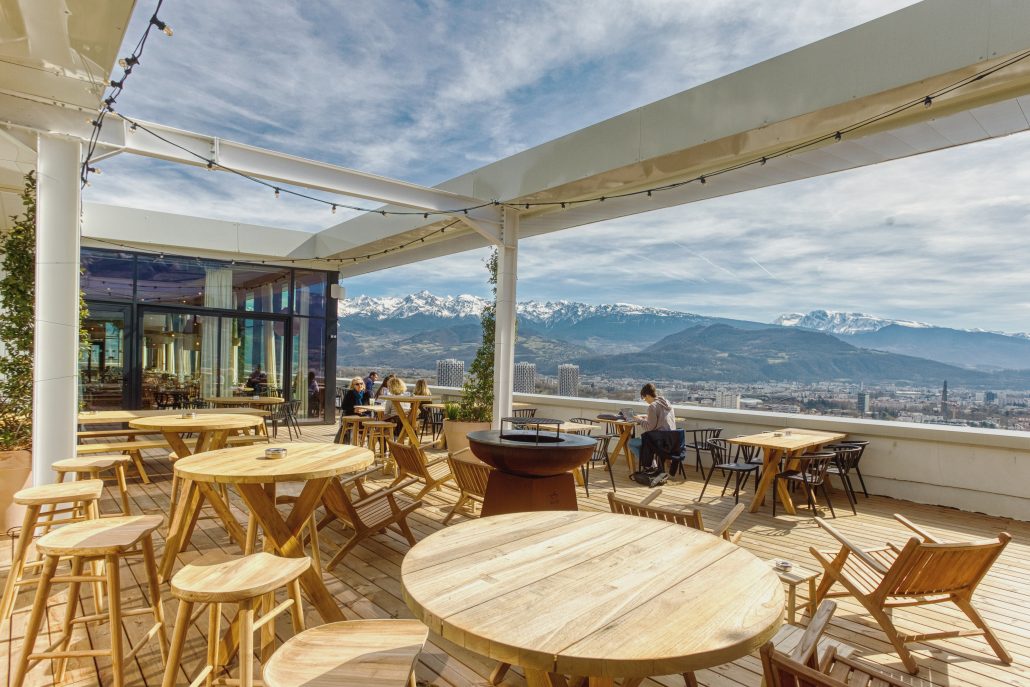 Restaurant CIEL en rooftop à Grenoble Bastille
