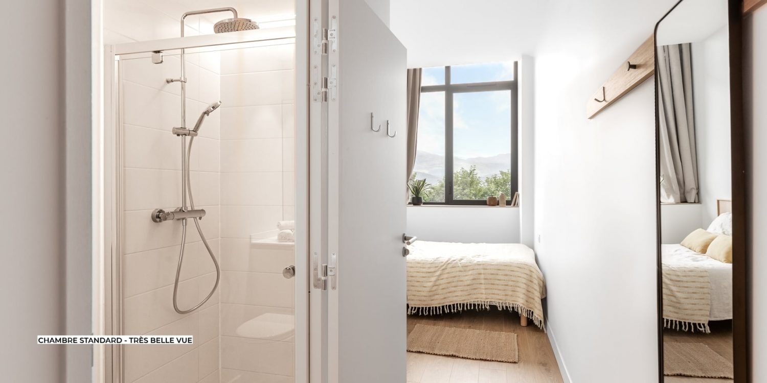 Chambre Standard avec une très belle vue sur tout Grenoble