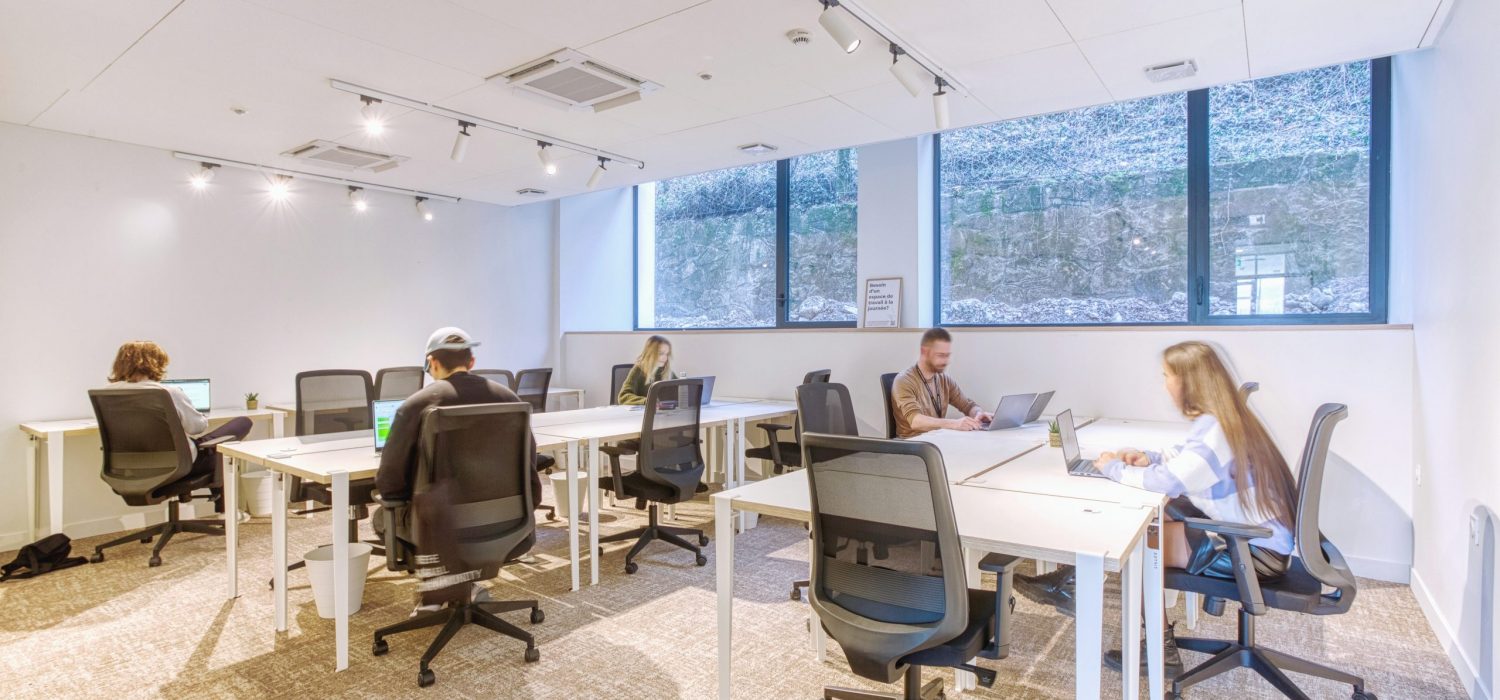 Espace coworking dans la résidence à Grenoble