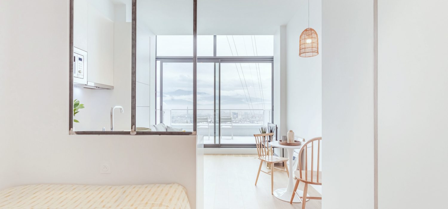 T1 avec une vue dégagée en coliving individuel à Grenoble