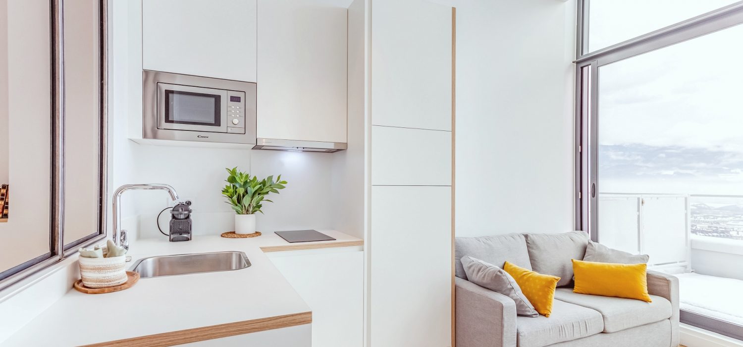 Cuisine en T1 suite à Grenoble