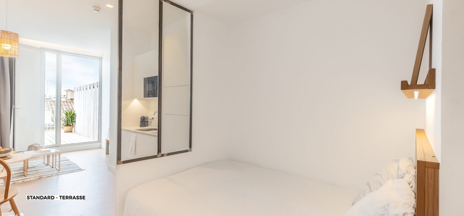 Résidence Marseille Vieux-Port - Coliving Appartement meublé - Suite standard Terrasse 501 (3)