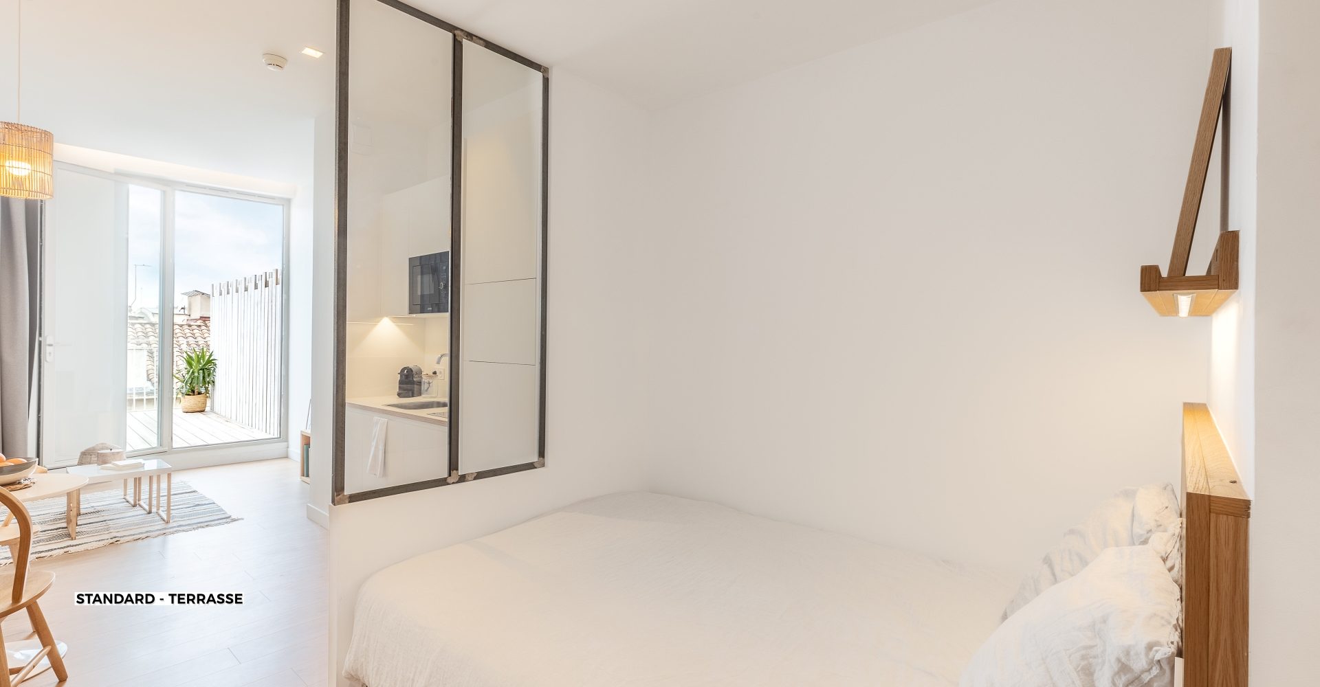 Résidence Marseille Vieux-Port - Coliving Appartement meublé - Suite standard Terrasse 501 (3)