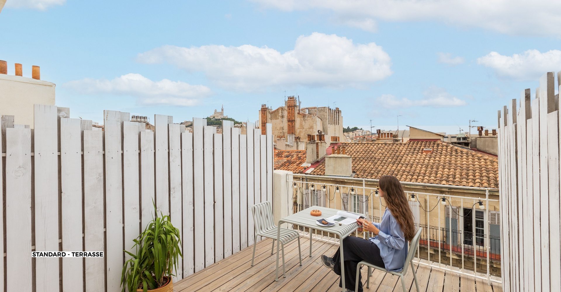 Résidence Marseille Vieux-Port - Coliving Appartement meublé - Suite standard terrasse 504 (2)