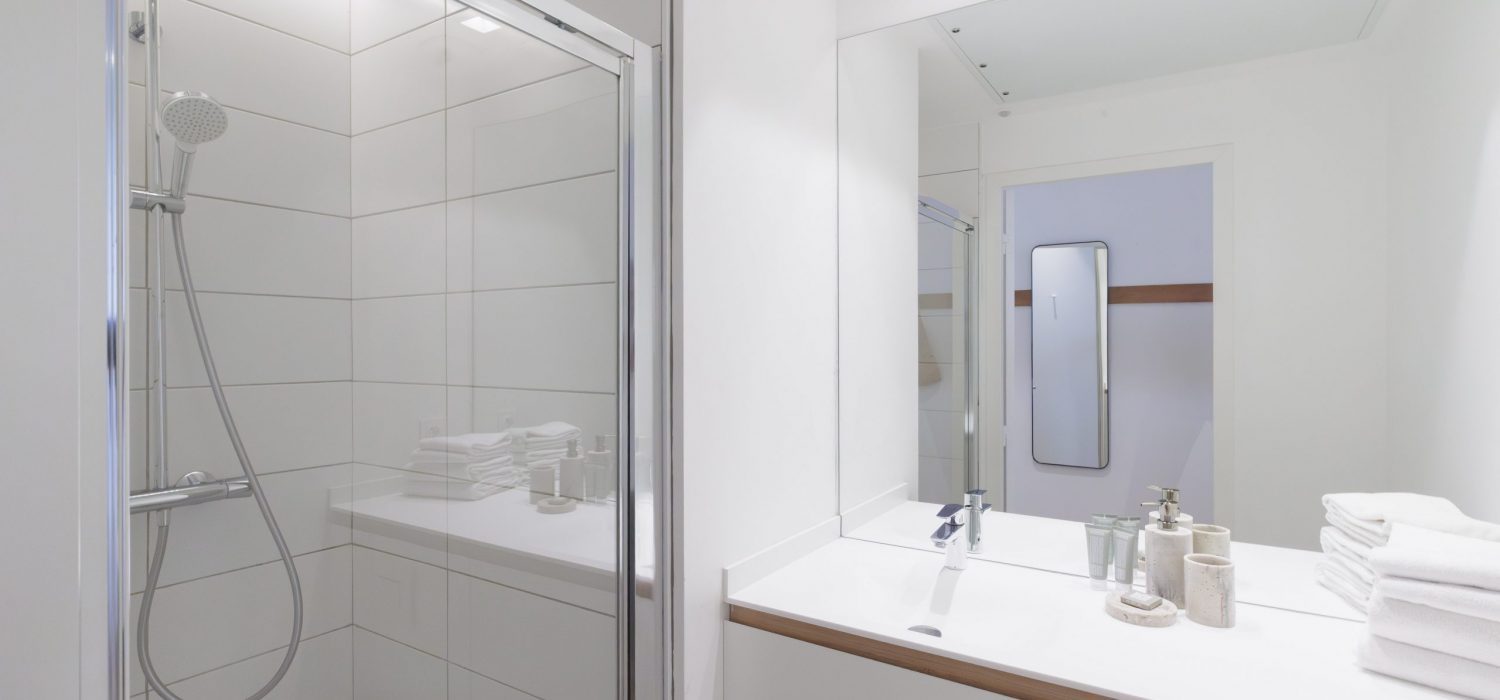 Salle de bain nouvelle mise en place coliving pour suite grande suite studio (3)