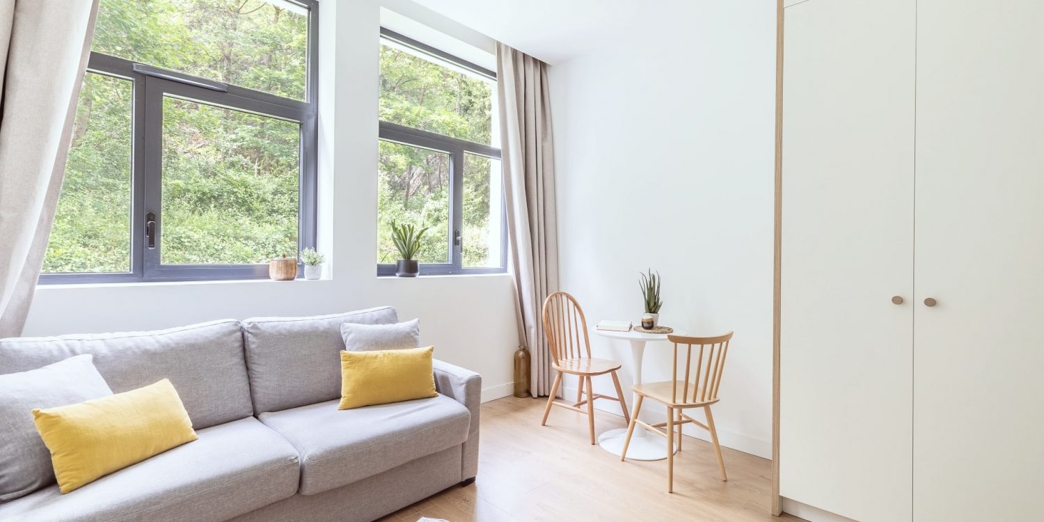 Appartement studio équipé et aménagé en coliving à Grenoble