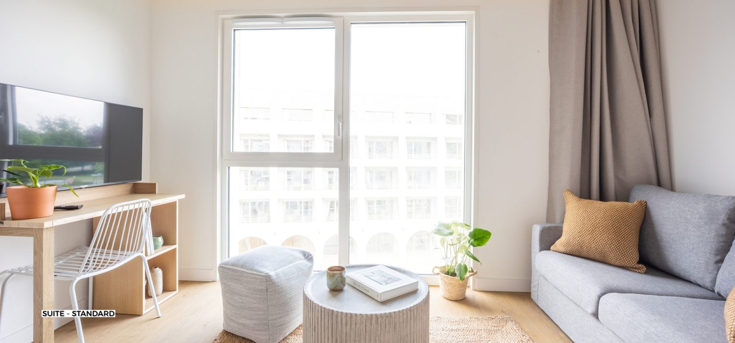 Suite Standard - Résidence Lille Les Prés - Coliving Appartement meublé - #3070 Suite - Vue int (3)