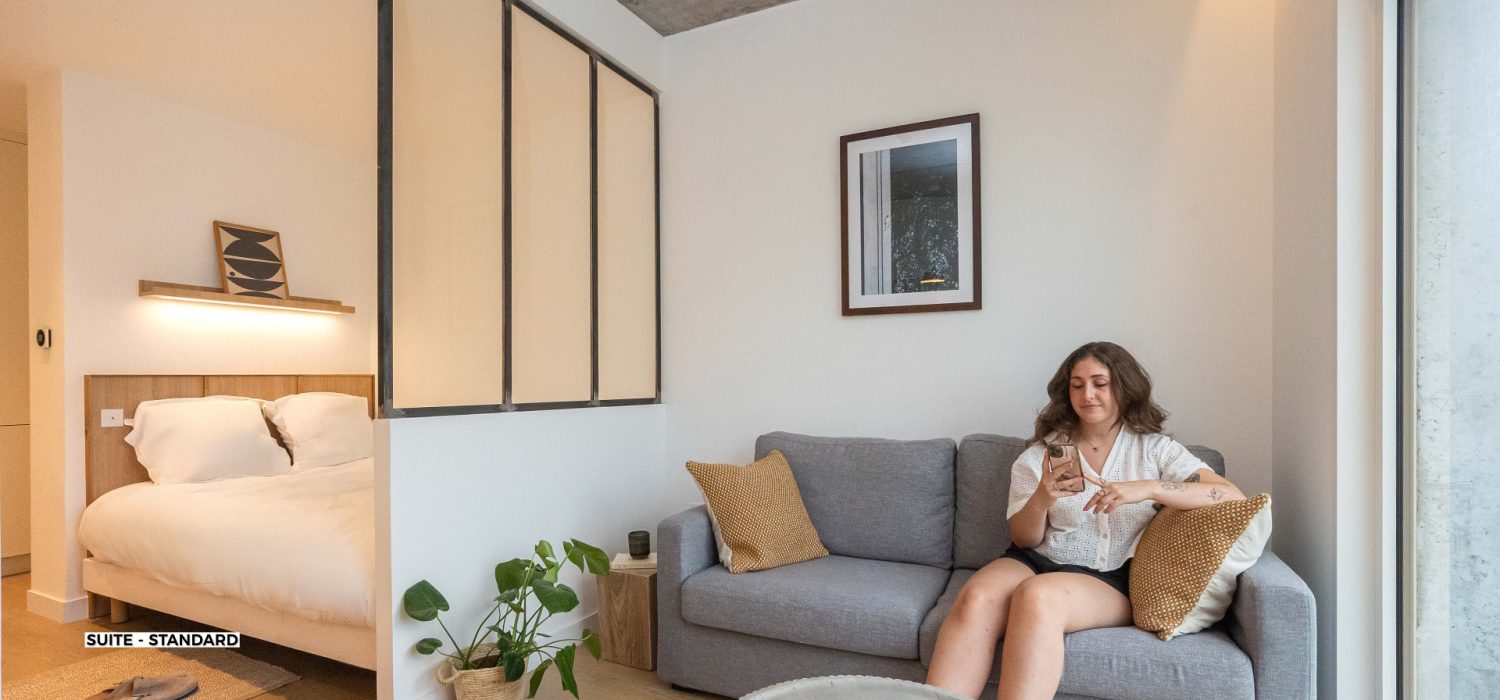 Suite Standard vue inétrieur - Résidence Coliving Lille Les Prés (6)
