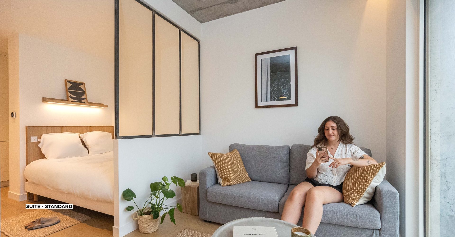 Suite Standard vue inétrieur - Résidence Coliving Lille Les Prés (6)