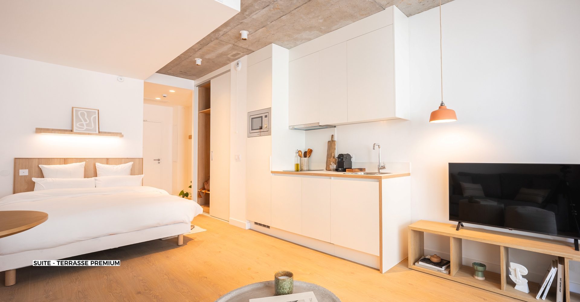Suite Terrasse Premium PMR - Résidence Lille Les Prés - Coliving Appartement meublé - 1011 Suite PMR - Terrasse (4)