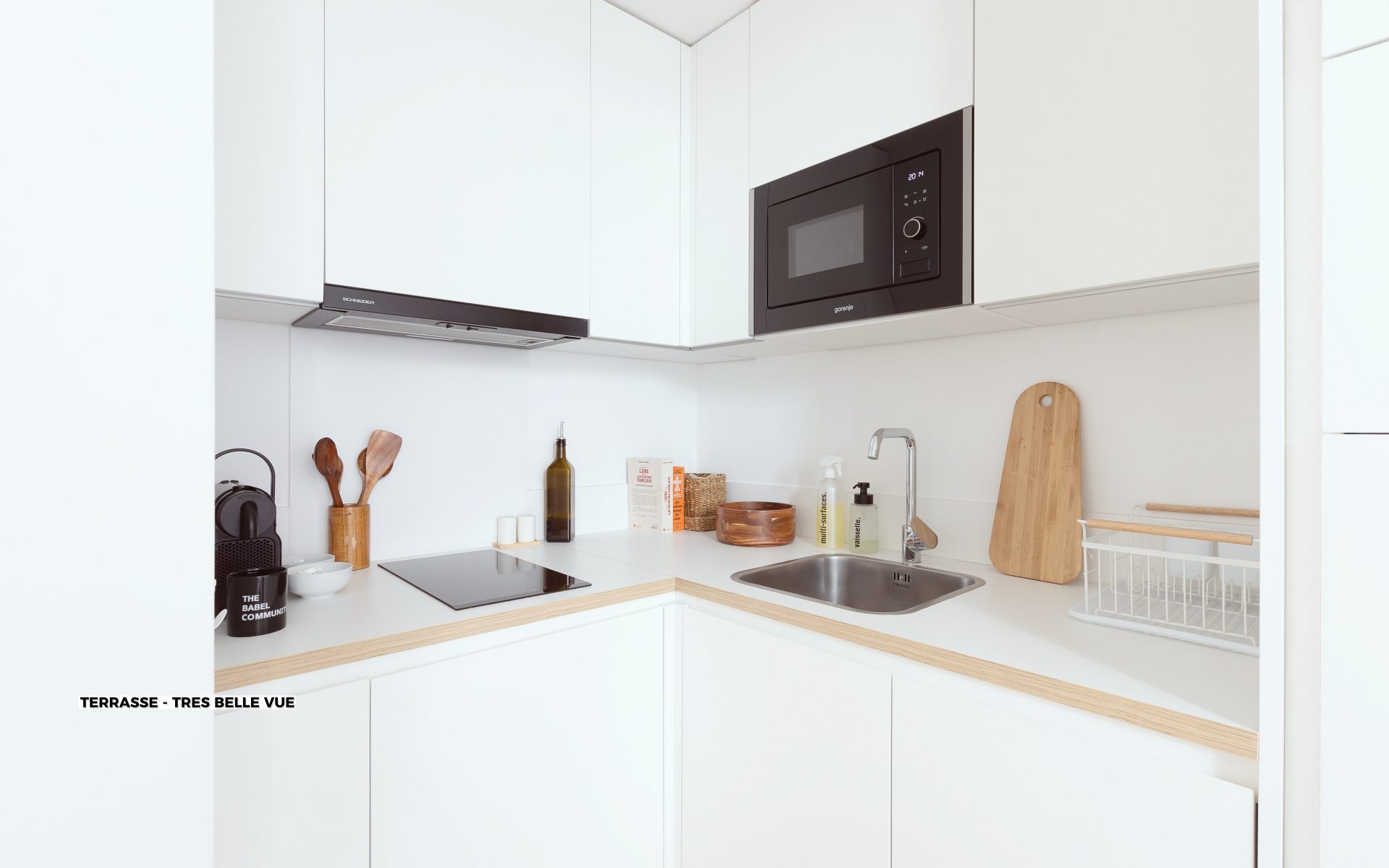 T2 Terrace Very nice view Vieux Port Marseille - Coliving Apartment Tailor-made kitchen