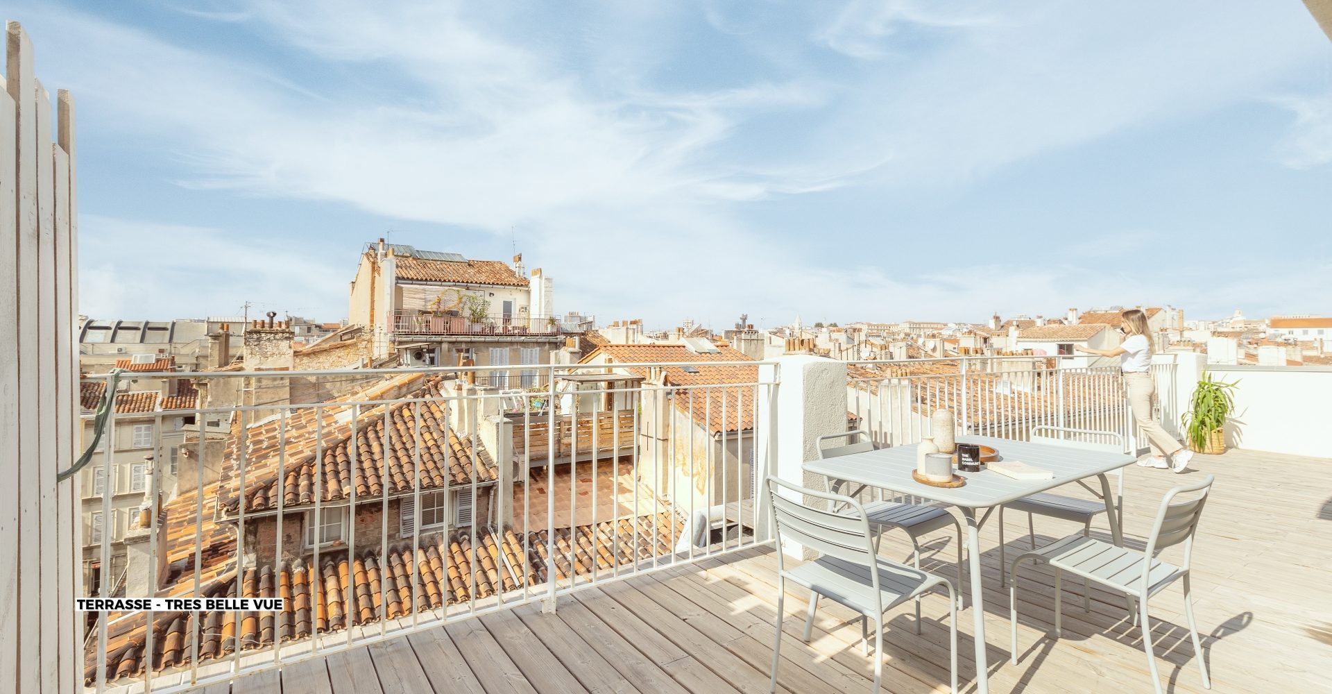T2 Terrasse Très belle vue Vieux Port Marseille - Coliving Appartement