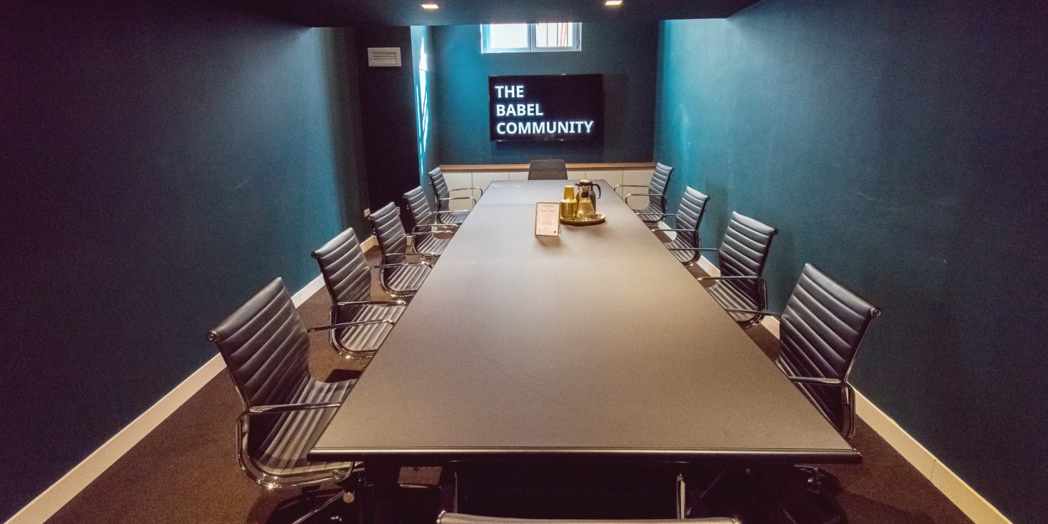Salle de Réunion Deep Blue Room The Babel Community Marseille