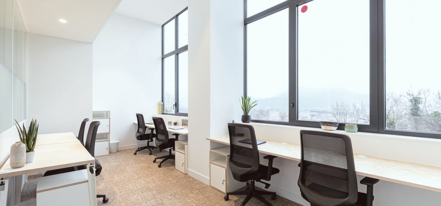 Bureau multipostes dans la résidence à Grenoble Bastille