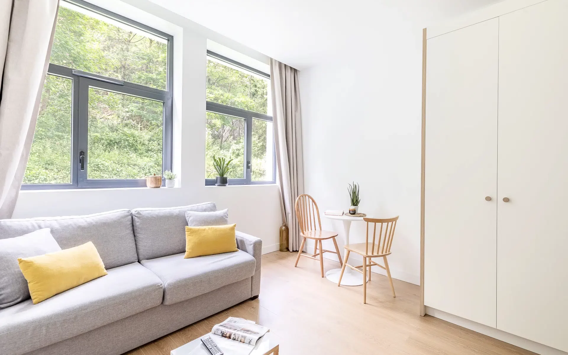 Appartement studio équipé et aménagé en coliving à Grenoble